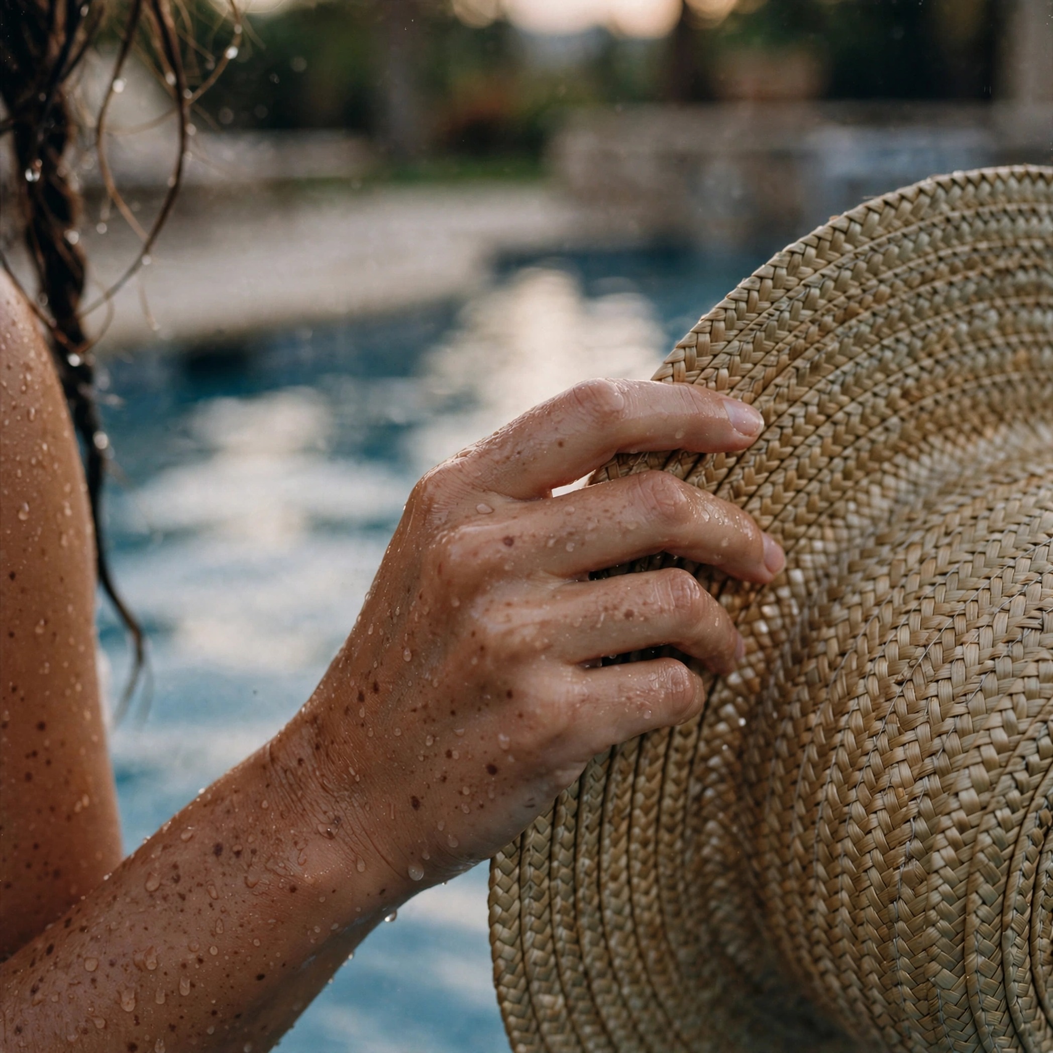 10_pool_wet_hand_straw_hat