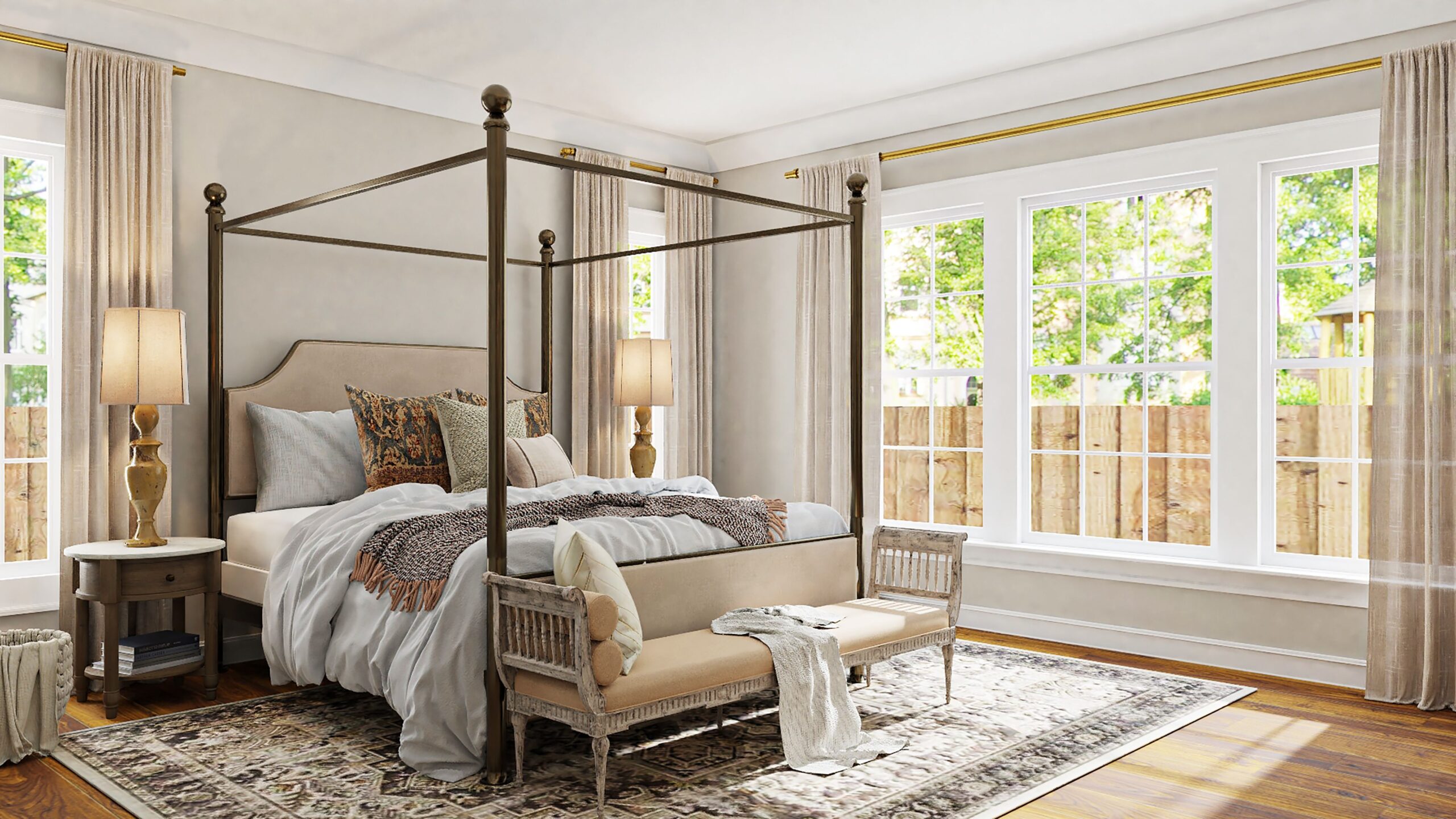 Fabulous feminine drapes for your teenagers room